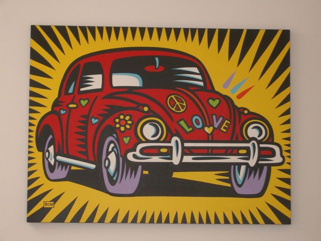 Love Bug_Burton Morris_acryl_36x48 cm